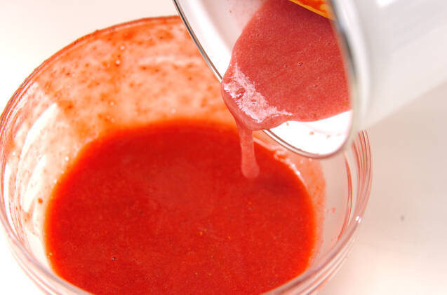 イチゴとフランボワーズのムースの作り方の手順5