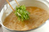 エノキと豆腐のみそ汁の作り方の手順4