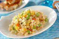 枝豆ガーリックチャーハン