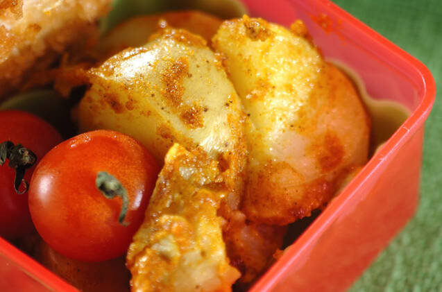 カレー風味の新ジャガ