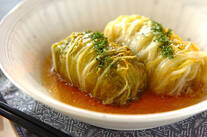 白菜を大量消費！ロール白菜 和風に 簡単絶品人気のレシピ