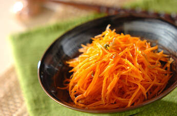 ニンジンの和風サラダ