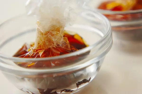 しょうゆ卵の冷奴の作り方1