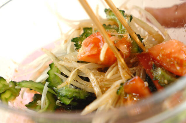 ゴーヤのポンゴマ和えの作り方の手順6