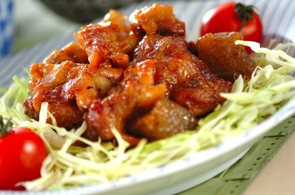 鶏肉のユズ照り焼き