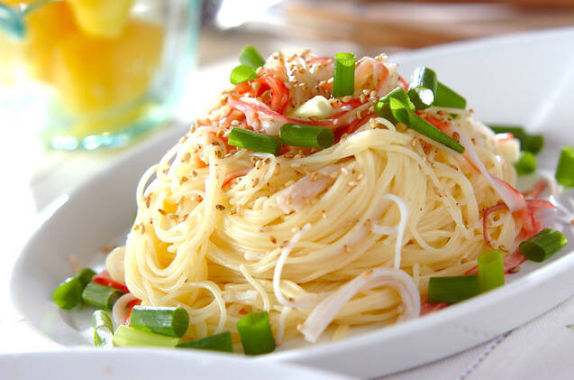 サッパリ冷製パスタ