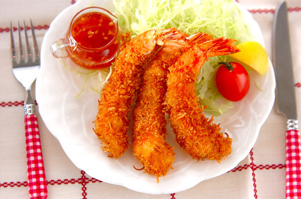 ココナッツ風味エビフライ