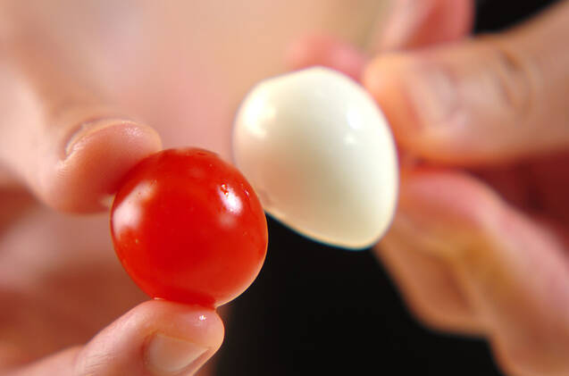 うずら卵のカラフル串の作り方の手順2