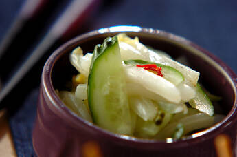 白菜のピリ辛甘酢和え