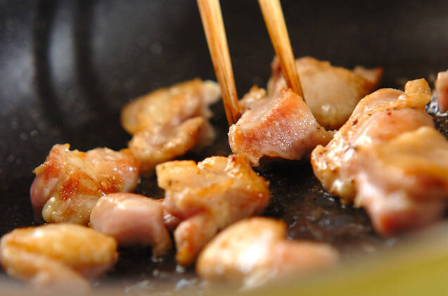 鶏と大豆のパエリアの作り方の手順12