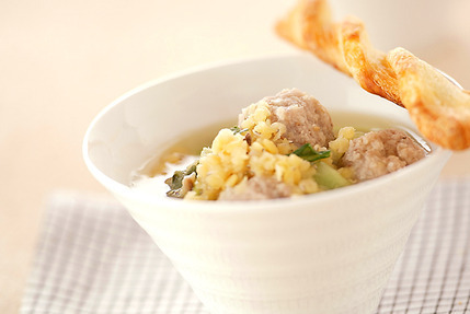 ポークボウルのスープ