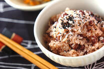 小豆の炊き込みおこわ風