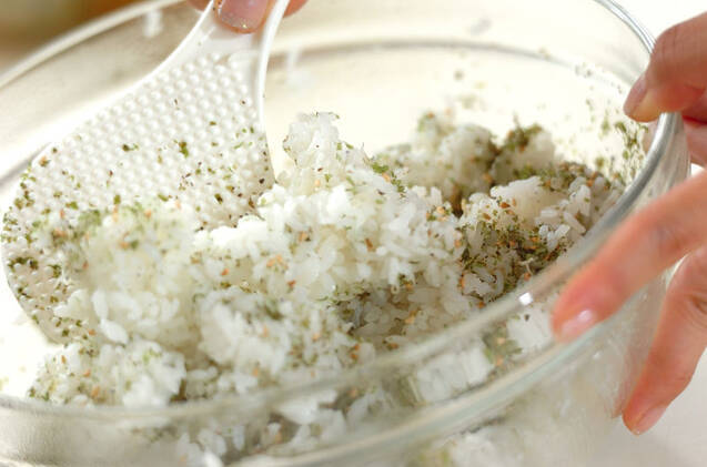 青のりジャコご飯の作り方の手順2