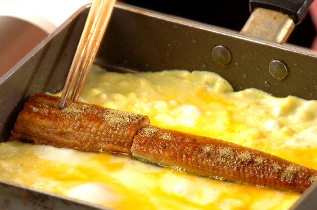 う巻き卵の作り方の手順4