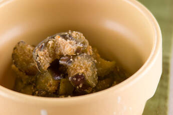 ナスのゴマ酢和え