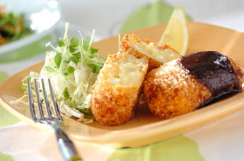 ぜいたくなおいしさ！Wホタテのコロッケ