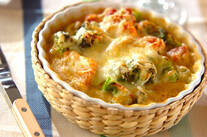 主役級！ブロッコリーのグラタン　チーズたっぷり 子供にもおすすめ