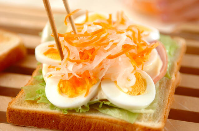 なますハムエッグサンドの作り方の手順2