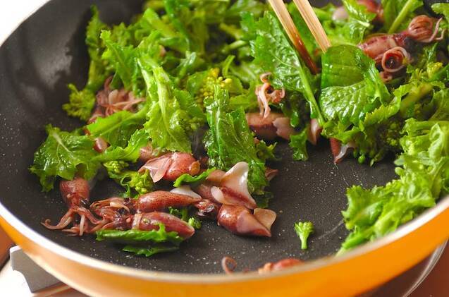 ホタルイカの甘辛炒めの作り方の手順3