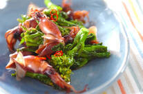 ホタルイカの甘辛炒め