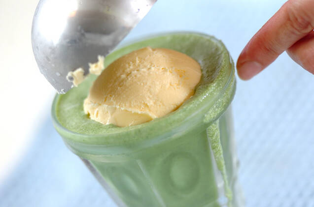 抹茶ココナッツドリンクの作り方の手順3