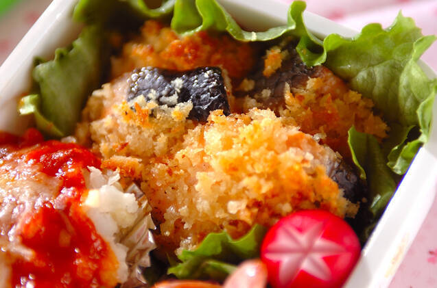 鮭の香草パン粉焼き