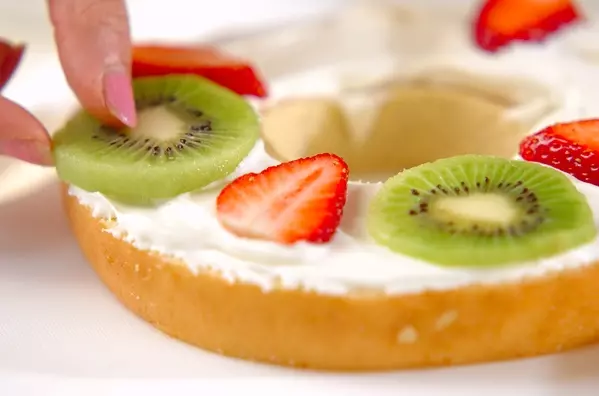 バウムクーヘンケーキの作り方1