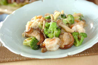 プリプリエビの中華炒め