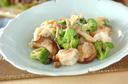 プリプリエビの中華炒め