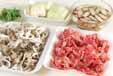 牛肉のサッと煮の下準備1