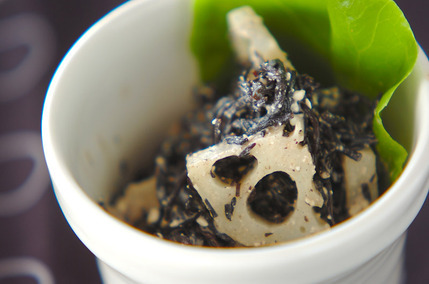 ヒジキとレンコンのマヨ和え