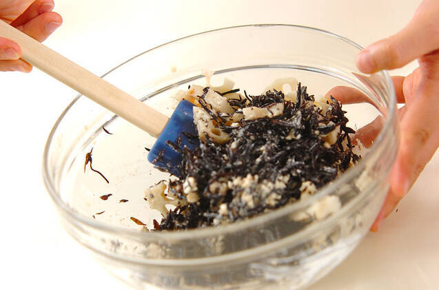 ヒジキとレンコンのマヨ和えの作り方の手順4