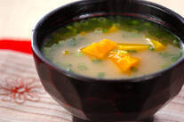 カボチャのみそ汁