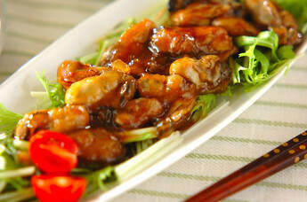 カキのバター炒め