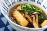 油揚げと青菜の煮物