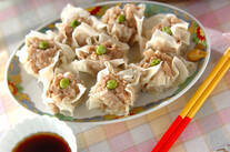 簡単手作りシュウマイ 豚肉の旨味たっぷり