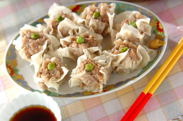 簡単手作りシュウマイ 豚肉の旨味たっぷり