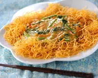 タイ風カレー皿うどん