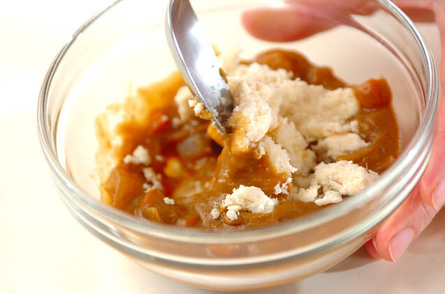 おから入りカレードーナツの作り方の手順2