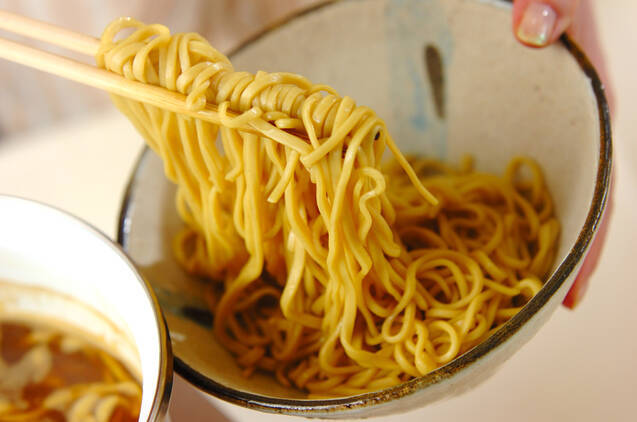 カレーそばの作り方の手順2