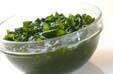ワカメの酢の物の下準備1