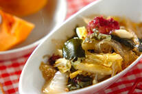 海藻と白菜のサラダ