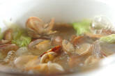 アサリと白菜の中華スープの作り方2