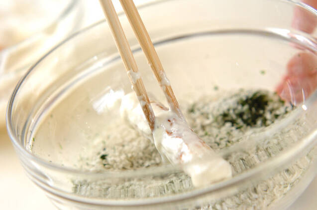 練り物ソースフライの作り方の手順4