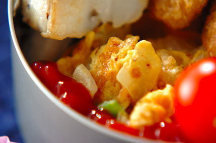 卵と野菜の炒めもの