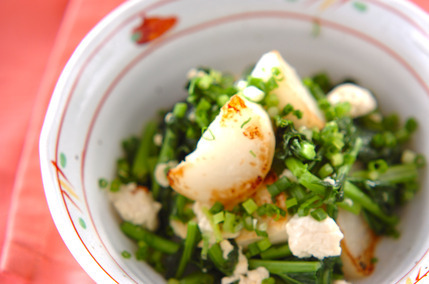 カブと豆腐の塩炒め