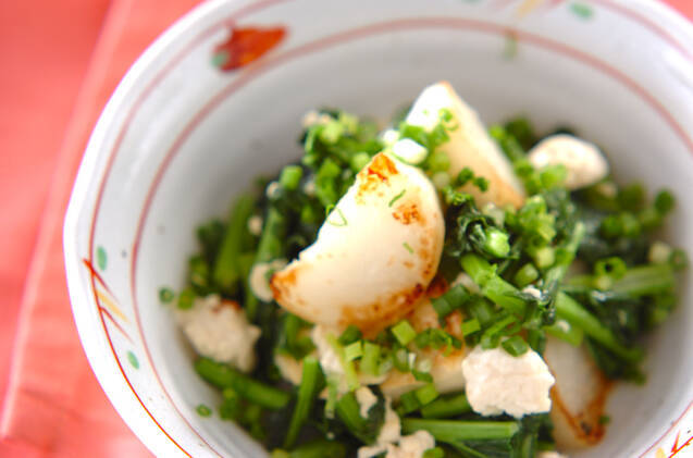 カブと豆腐の塩炒め