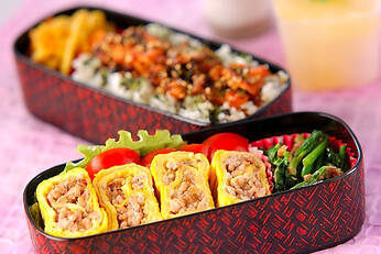 ひき肉入り卵焼き