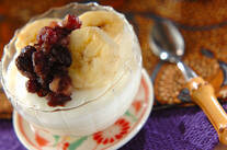 バナナ添えミルクカン