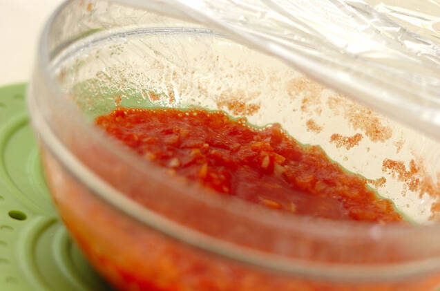 長芋とオクラのカッペリーニの作り方の手順2